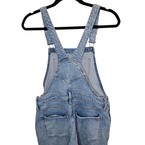 Old Navy Women's 8 Light Wash Blue Jean Denim Overalls - Picture 6 of 16